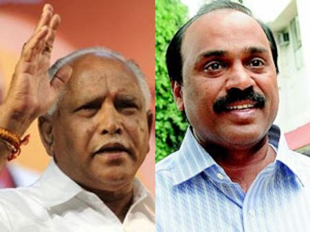 ఫలితాలపై యడ్డీ, గాలి హ్యాపీ: ఓట్ల చీలికపై అగ్రహం