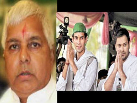 నితీష్‌పై లాలు 'చిలుక' పలుకు: ఆకర్షణగా తనయులు