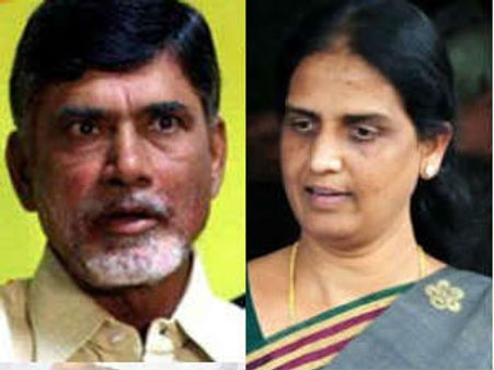 రాష్ట్రపతికి పుస్తకాలిచ్చిన బాబు: సబిత గుండె దిటువు