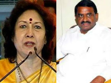 హోం గీతారెడ్డికి, రోడ్లు పితానికి: ఎదురుపడ్డ బాబు, నాగం