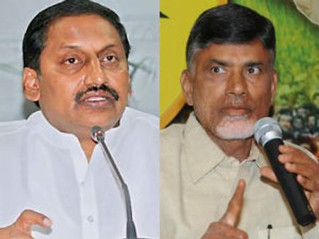 వరద రాజకీయం: వద్దని కిరణ్, అందుకురాలేదని బాబు