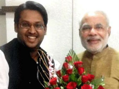 పదవి: చిన్నల్లుడు శిరీష్ నోట చిరు నినాదం, మోడీకి జై