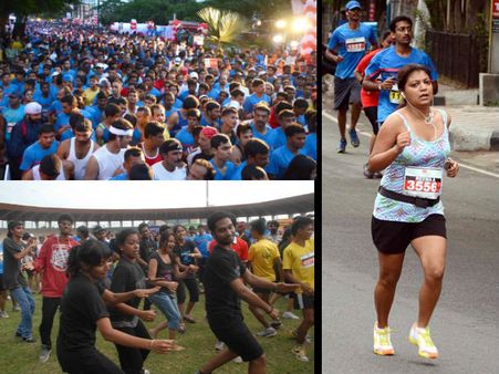 పరుగు అదుర్స్: యువత, విదేశీయుల జోరు(పిక్చర్స్)