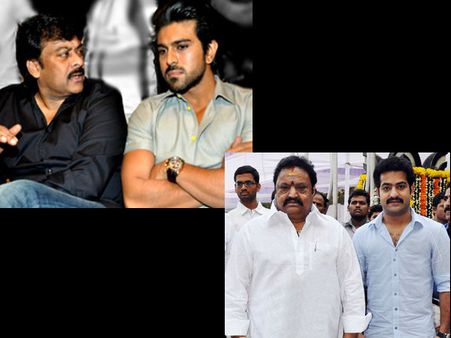 టాలీవుడ్‌కు సెగ: చిరుతో చెర్రీకి, హరితో ఎన్టీఆర్‌కి..