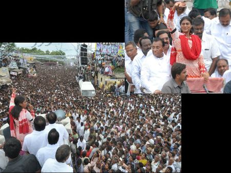 ఓవరాక్షన్ యాక్టర్లు: సిఎం, బొత్సలపై షర్మిల (ఫొటోలు)