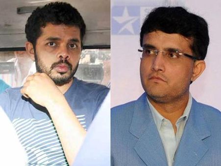 శ్రీశాంత్ జీవిత కాల నిషేధం: బాధపడిన గంగూలీ