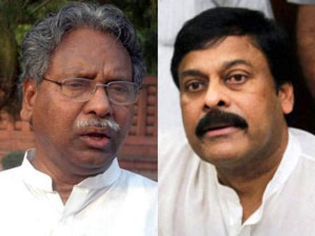 విభజన: చిరంజీవి, కావూరి డబుల్ గేమ్?