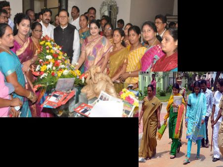 భారతి&షర్మిల: బర్త్ డే రోజు టిఎస్సార్‌కు షాక్(పిక్చర్స్)