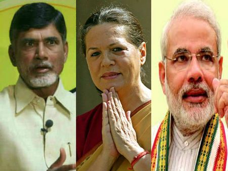 మోడీ, బాబులకు కౌంటర్: జగన్, తెలంగాణ అస్త్రాలు