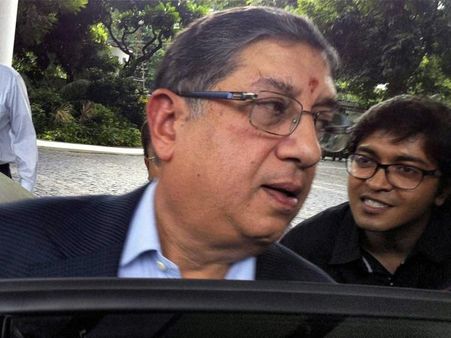 శ్రీనివాసన్ ప్రెసిడెంట్‌గా బాధ్యత చేపట్టొచ్చు కానీ: సుప్రీం