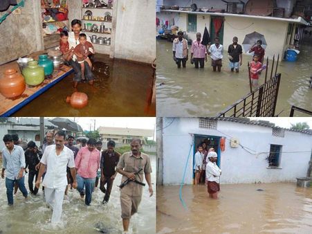 వానే వాన: హైదరాబాద్ జీవితం అస్తవ్యస్తం (పిక్చర్స్)