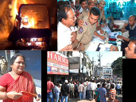 బస్సు ప్రమాదం: తేలని ప్రయాణికుల లెక్క (ఫొటోలు)