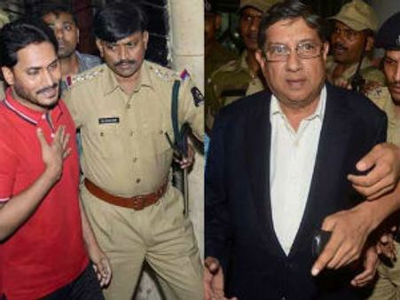 తప్పు చేయలేదు: జగన్ కేసులో కోర్టుకు ఎన్ శ్రీనివాసన్