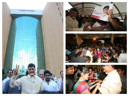 బాబు సందడి: హైటెక్‌లో చెరగని ముద్రే (పిక్చర్స్)