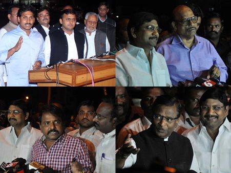 జగన్ సమైక్యం, కిరణ్ తిరుగుబాటు (పిక్చర్స్)