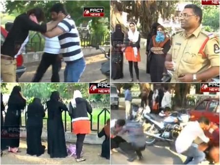 ప్రేమజంటలతో ఇలా గుంజిళ్లు తీయించారు (పిక్చర్స్)
