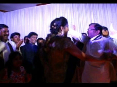 గంటా కూతురు పెళ్లి: మంత్రులు కాసు, ఏరాసు స్టెప్పులు