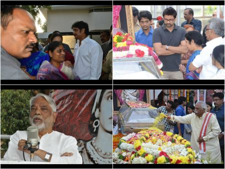 అక్కినేనికి పురంధేశ్వరి, విజయమ్మ నివాళి(పిక్చర్స్)