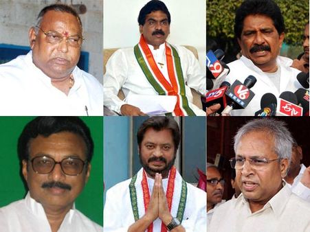 అధిష్టానం కొరడా: ఆరుగురు రెబెల్ ఎంపీల బహిష్కరణ