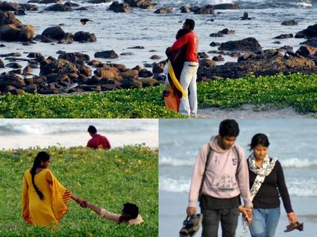 ప్రేమికులరోజు చేయిలాగి: టైటానిక్‌ని మరిపించి(పిక్చర్స్)