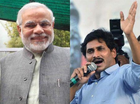 మోడీ, జయ హవా: బిజెపికి 227 సీట్లు, జగన్‌‍కు 13