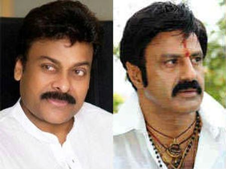 టిడిపి ఫ్లెక్సీ:చిరంజీవితో బాలయ్య, మెగా ఫ్యాన్స్ ఆగ్రహం