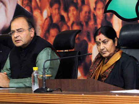 మేం అడ్డుపడితే: టి బిల్లుపై సుష్మ, టిడిపి పొత్తుపై జైట్లీ