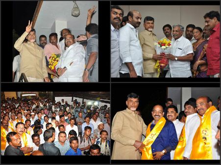 యలమంచిలి, జెసి... టిడిపిలోకి క్యూ కట్టారు (పిక్చర్స్)