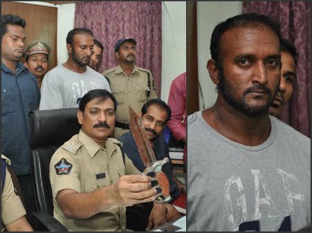 హత్యాయత్నం: సినీ విలన్ బాబా అరెస్టు (పిక్చర్స్)