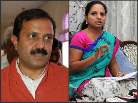 పంచ్ డైలాగ్‌లు: కల్వకుంట్ల కవిత వర్సెస్ మధు యాష్కీ