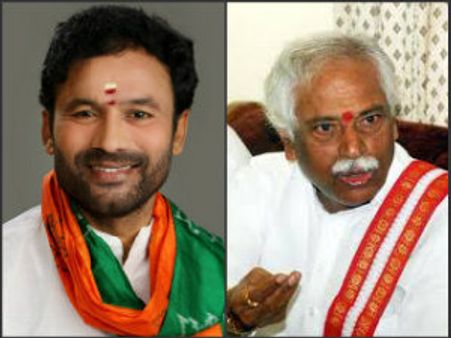  బాబు బొమ్మ: దత్తాత్రేయ రథంపై కిషన్ బొమ్మ మిస్