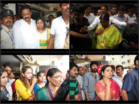 శోభ ఫ్యామిలీ, విజయమ్మ, మంచులక్ష్మి కన్నీరు (పిక్చర్స్)