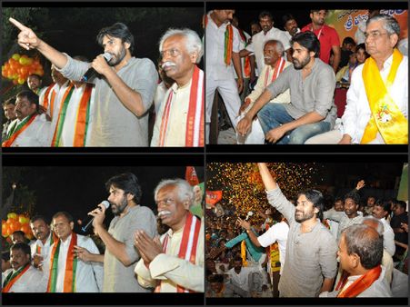 కెసిఆర్! రెచ్చగొడ్తున్నవ్, అందుకే వచ్చా:పవన్(పిక్చర్స్)