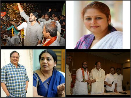 జనాలు ఎగబడుతున్నా.. ఓట్లు తేలేని సినీ తారలు!