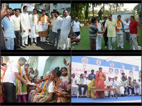  కష్టపడుతున్న కూతురు, జగన్ అభ్యర్థి కుస్తీ (పిక్చర్స్)