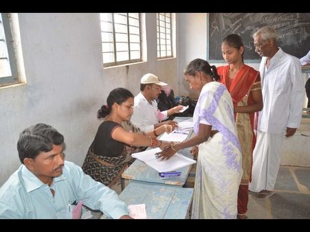 కడప జిల్లాలో పోలింగ్ ఇలా జరిగింది (పిక్చర్స్)