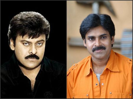 కర్నాటకలో రివర్స్: చిరు గెలిపించారు, నిలబెట్టని పవన్!