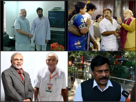 పవన్, ప్రేమలతతో ఆపరేషన్: దక్షిణాదిపై మోడీ పావులు