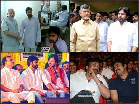 ఆశల్లేని పవన్‌కు కొత్తఫ్రెండ్స్, పలుకుబడి: చిరుకి దూరం!