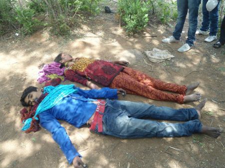  ప్రేమకు నో: ఉరేసుకొని ప్రేమజంట ఆత్మహత్య (పిక్చర్స్)