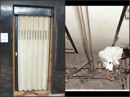 కవిత ఇంటి వద్ద రత్నానికి లిఫ్ట్ ప్రమాదం (పిక్చర్స్)