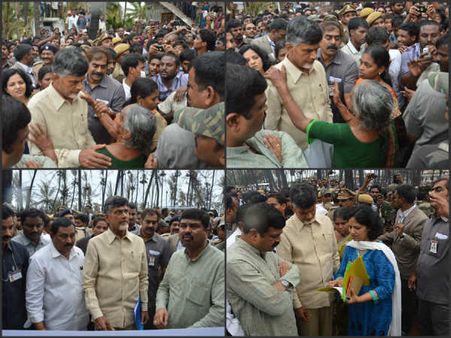 ప్రమాదం ఇలా..!: బాబును పట్టుకొని గోడు (పిక్చర్స్)