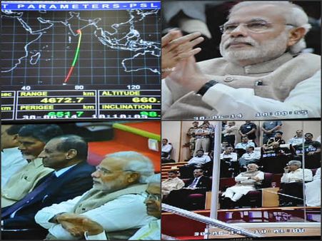 దూసుకెళ్లిందిలా: మోడీ చప్పట్లు, వెంట బాబు (పిక్చర్స్)