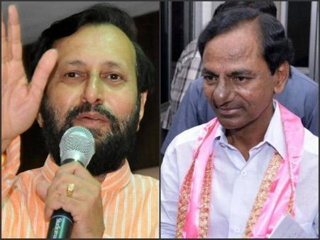 టీవీ చానెళ్లపై బ్యాన్‌: కెసిఆర్‌కు మంత్రి జవదేకర్ లేఖ