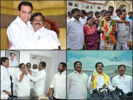 స్వామిగౌడ్‌తో ఫ్యామిలీ, కేటీఆర్ ఆలింగనం (పిక్చర్స్)