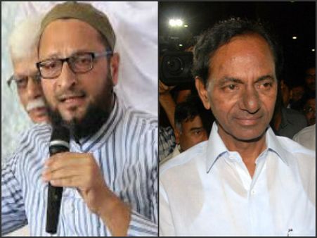 గవర్నర్‌కు పవర్‌పై సుప్రీంకు: కెసిఆర్‌కు అసద్ తోడు