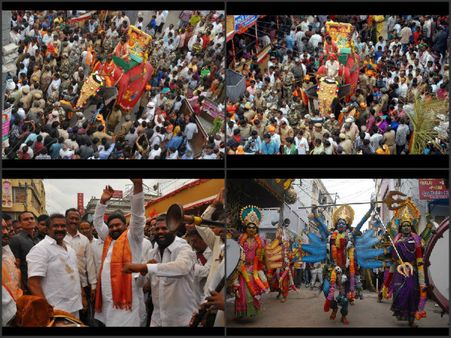 లష్కర్ తీన్మార్: స్వర్ణలత రంగం, అంబారీ (పిక్చర్స్)