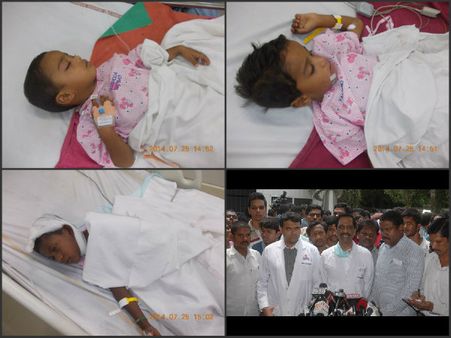 రైలు ప్రమాదం: మంచాలపై అచేతనంగా (పిక్చర్స్)