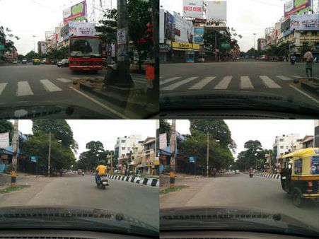 బెంగళూర్ బంద్: టెక్ సిటీ డైలమా, బలగాలు (పిక్చర్స్)