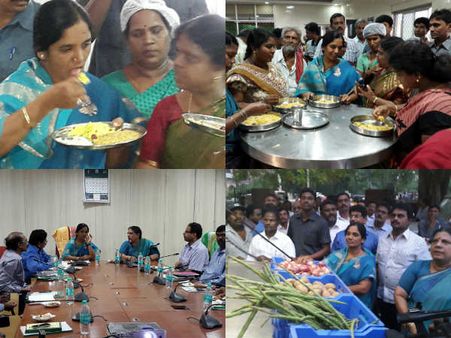రైస్ రుచి చూసి, జయకు సునీత కితాబు(పిక్చర్స్)